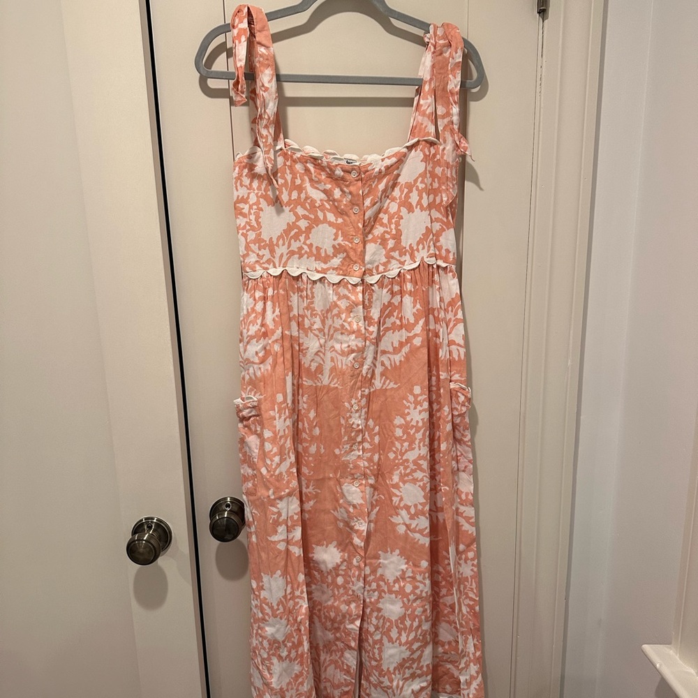 Juliet Dunn Tie Shoulder Dress